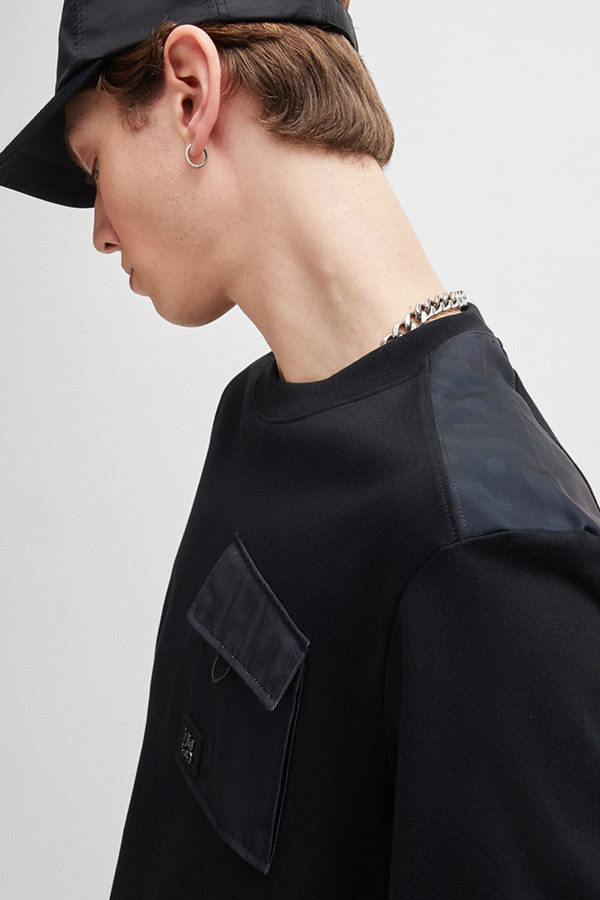 ΜΠΛΟΥΖΑ ΠΟΛΟ HUGO - 001 ΜΑΥΡΟ